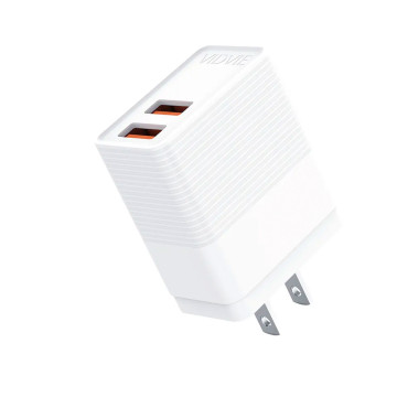 2 ports USB charger with safer by smart solution 2.4A output