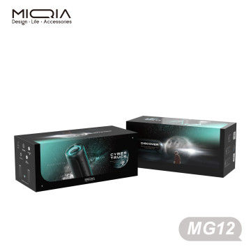 MG12 CyberTruck-MIQIA 35W IP67 Waterproof Bluetooth Speaker Black with LED Light