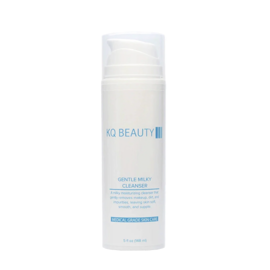 Gentle Milky Cleanser ហ្វូមសំអាតមុខ KQ Beauty ជួយអោយផ្ទៃមុខភ្លឺ រន្ធញើសរួមតូច ជំរុះកោសិការមិនល្អ