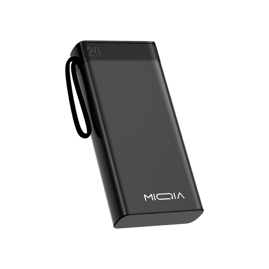 MIQIA MD06  Power Bank  20000mAh Black with LED Indicator