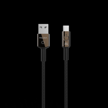 Charging cable MC11 type-C smart auto disconnected data cable with 2.4A MIQIA