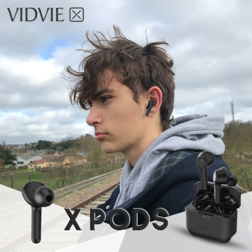 x-Pods wireless bluetooth headphone super sound VIDVIE