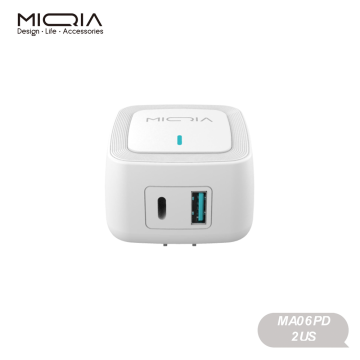 MA06-2USW 2.4A 2-Port US Charger White, fast charge PD