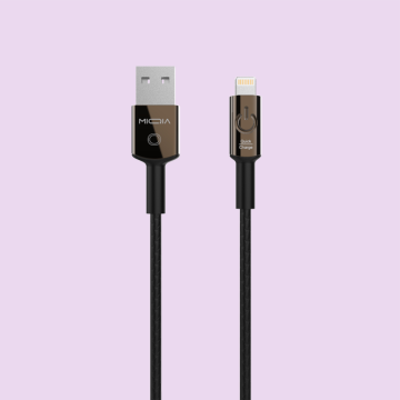 Charging cable MC11 iphone lightning smart auto disconnected data cable with 2.4A MIQIA