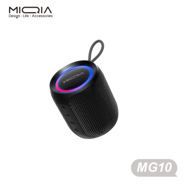 MG10 CyberKeg-MIQIA 16W IP67 Waterproof Bluetooth Speaker Black with LED Light