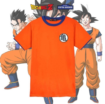 Dragon ball T-shirt orange fit body free style for wearing