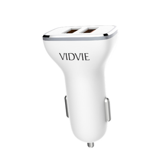 Fast car charger 2.4A CC510 2-ports VIDVIE